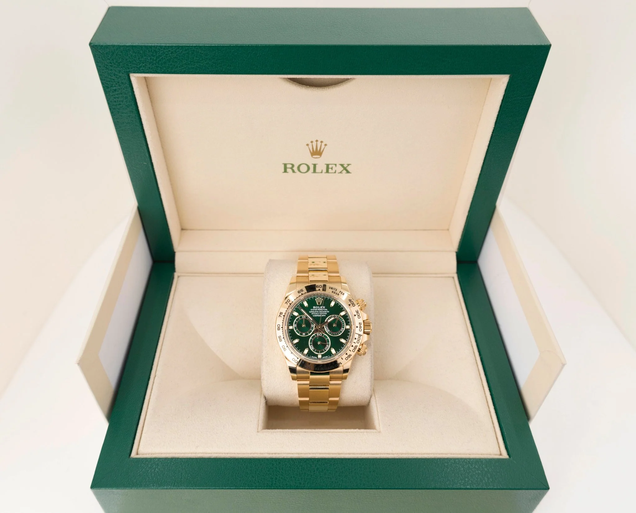 Superclone Rolex Daytona 40mm Green Dial 116508