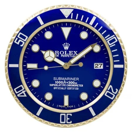 	ROLEX WALL CLOCK – SUBMARINER BLUESY